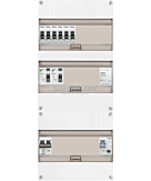 1F groepenkast 36M met 6 groepen+PV16-2P+BT