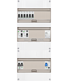 1F groepenkast 36M met 6 groepen+PV20-2P+BT