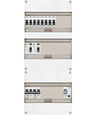 1F groepenkast 36M met 8 groepen+AF+PV16-2P