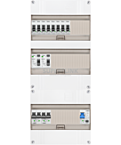 1F groepenkast 36M met 8 groepen+AF+PV20-2P