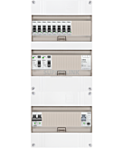 1F groepenkast 36M met 8 groepen+PV16-2P+BT