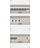 1F groepenkast 36M met 10 groepen+kook+AF+PV16-2P
