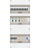 1F groepenkast 36M met 11 groepen+AF+PV20-2P+BT