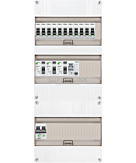 1F groepenkast 36M met 11 groepen+PV16-2P