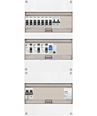 1F groepenkast 36M met 7 groepen+kook+PV20-2P+BT