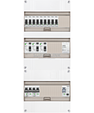 1F groepenkast 36M met 9 groepen+AF+PV16-2P+BT