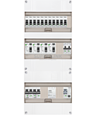 1F groepenkast 36M met 11 groepen+kook+AF+PV16-2P+BT