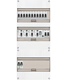 1F groepenkast 36M met 13 groepen+PV16-2P