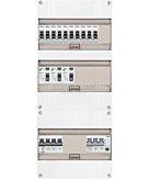 3F groepenkast 36M met 10 groepen+PV16-4P