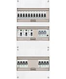 3F groepenkast 36M met 11 groepen+AF+PV16-4P