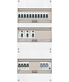 3F groepenkast 36M met 11 groepen+PV16-4P