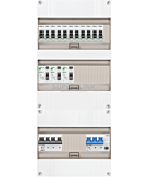 3F groepenkast 36M met 11 groepen+PV20-4P