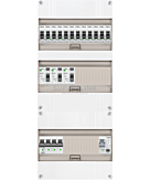 3F groepenkast 36M met 12 groepen+PV16-2P