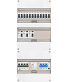 3F groepenkast 36M met 12 groepen+PV20-4P+BT