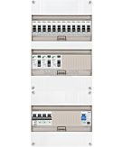 3F groepenkast 36M met 12 groepen+PV20-2P