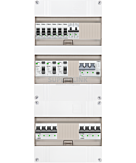 3F groepenkast 36M met 6 groepen+Kook+AF+PV16-4P