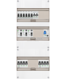 3F groepenkast 36M met 6 groepen+kook+AF+PV20-2P