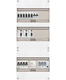 3F groepenkast 36M met 6 groepen+Kook+PV16-4P+BT