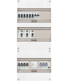 3F groepenkast 36M met 6 groepen+Kook+PV16-4P+BT