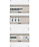 3F groepenkast 36M met 6 groepen+kook+PV16-2P+BT