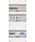 3F groepenkast 36M met 6 groepen+PV20-4P+BT