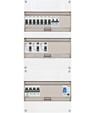 3F groepenkast 36M met 7 groepen+kook+PV20-2P