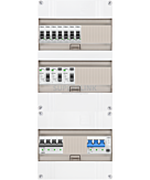 3F groepenkast 36M met 7 groepen+PV20-4P