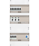 3F groepenkast 36M met 7 groepen+PV20-2P