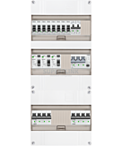 3F groepenkast 36M met 8 groepen+Kook+AF+PV16-4P