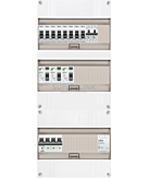 3F groepenkast 36M met 8 groepen+Kook+BT