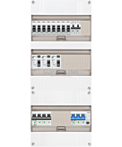 3F groepenkast 36M met 8 groepen+kook+PV20-4P