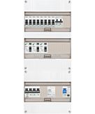 3F groepenkast 36M met 8 groepen+kook+PV20-2P+BT