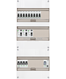 3F groepenkast 36M met 9 groepen+PV16-2P