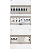 3F groepenkast 36M met 10 groepen+KR+PV16-2P