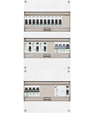 3F groepenkast 36M met 10 groepen+KR