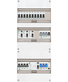 3F groepenkast 36M met 10 groepen+KR+PV20-4P