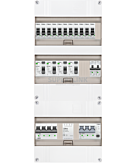 3F groepenkast 36M met 11 groepen+Kook+PV16-4P+BT