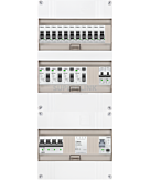 3F groepenkast 36M met 11 groepen+kook+PV16-2P+BT
