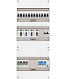 3F groepenkast 36M met 12 groepen+kook+PV20-4P