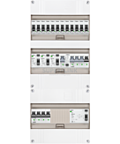 3F groepenkast 36M met 12 groepen+KR+PV16-2P