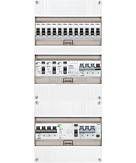 3F groepenkast 36M met 12 groepen+KR+PV16-4P+BT
