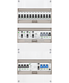 3F groepenkast 36M met 12 groepen+KR+PV20-4P+BT