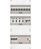 3F groepenkast 36M met 13 groepen+Kook+PV16-2P