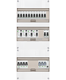 3F groepenkast 36M met 13 groepen+PV16-4P