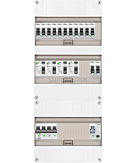 3F groepenkast 36M met 13 groepen+PV16-2P