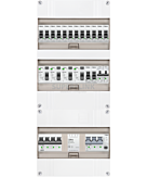 3F groepenkast 36M met 14 groepen+Kook+PV16-4P+BT