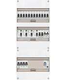 3F groepenkast 36M met 14 groepen+Kook+PV16-2P