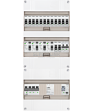 3F groepenkast 36M met 14 groepen+kook+PV16-2P+BT