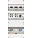 3F groepenkast 36M met 14 groepen+kook+PV20-4P+BT