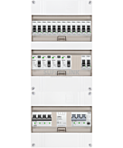 3F groepenkast 36M met 14 groepen+PV16-4P+BT